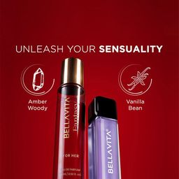 Bella Vita Organic Mood Enhancing Seduction Gift Set of 2 - Perfume 15ml & Lip Gloss 4ml image 2