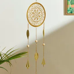 Chumbak Gold Toned Mandala Dream Catcher-picture-43