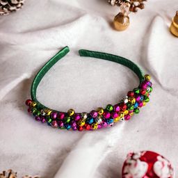 Choko Girls Santa's Xmas Beaded Hairband-57