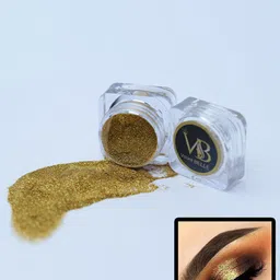 Veoni BELLE Holographic Ultra Fine Iridescent Laser Glitter Powder 5g - Pure Gold 15-image-96