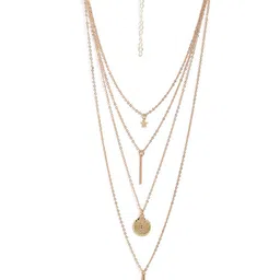 SOHI Gold-Plated Layered Multi-Layered Chain image 2