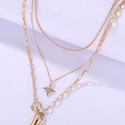YouBella Gold-Toned Gold-Plated Layered Necklace-image-99