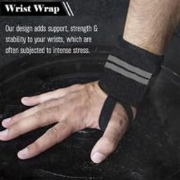 true indian New Gym Bag Combo for Men Combo Set for Men and Women Workout - Boost Your Workout with Gym Bag,Wrist Band,Mini Gripper & Whey Container Bottle Sipper Bottle/Gym Shaker (Black) image 5