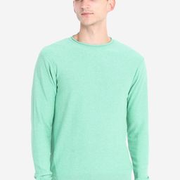JoE Hazel Men Green Pure Cotton Pullover-image-93