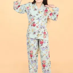 PICCOLO Girls Floral Printed Night Suit-picture-32