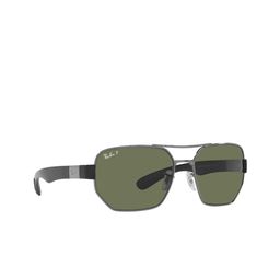 Ray-Ban Unisex Green Lens & Gunmetal-Toned Oversized Sunglasses 8056597432023-Green-image-23
