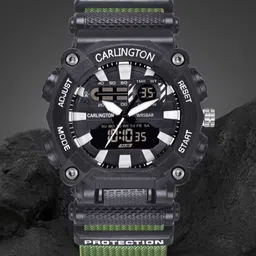 CARLINGTON Men Dial & Straps Analogue and Digital Watch CT 3311 Green-14