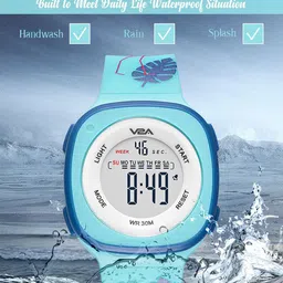 V2A Men Printed Dial Multi Function Analogue Watch DK2207P-Green image 4