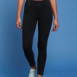 De Moza Women Washed Slim Fit Cotton Jeggings-picture-49