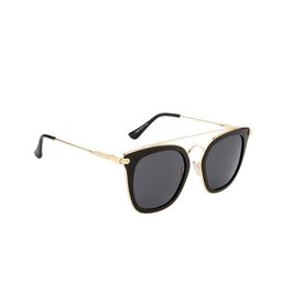 Ted Smith Women Grey Lens & Gold-Toned Cateye Sunglasses with Polarised Lens-12