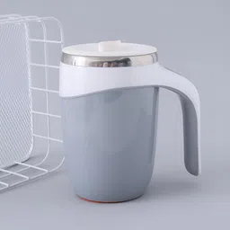 UMAI Grey & White Stainless Steel Matte Mug 500 ml-picture-12