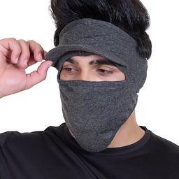 Gajraj Pack Of 2 Strechable Full Face Masks With Visor image 4