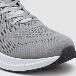 Action Men Grey Mesh Running Non-Marking Shoes image 5