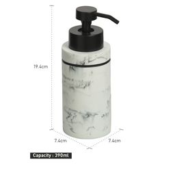 OBSESSIONS White & Grey Soap & Lotion Dispenser image 4
