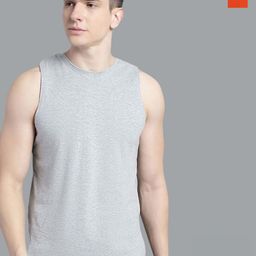 FBAR Pack Of 2 Pure Cotton Bio-Wash Gym Vest-image-98