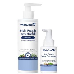 WishCare Set of Multi Peptide Anti Hairfall Shampoo 250ml & Hair Growth Serum 30ml-18