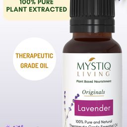 MYSTIQ LIVING 100% Pure & Natural Lavender Essential Oil For Hair Growth & Diffuser - 15ml-31