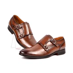 Cliff Fjord Men Leather Formal Monk Shoes-picture-10