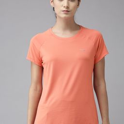 Van Heusen Women Pink Antibacterial Solid T-shirt-image-74
