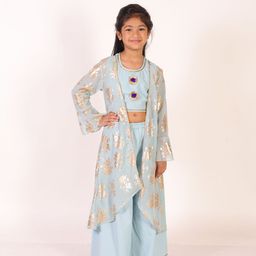 BAESD Girls Printed Top with Palazzos-picture-9