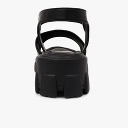 Roadster Back Strap Block Platform Heels image 5