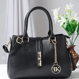 Teakwood Leathers Textured Leather Structured Satchel-38