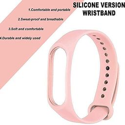TechMount Combo Pack of Silicone Watch Band Strap and USB Charging Cable Adapter Compatible With Mi Band 3 Strap Charger Combo Pack image 4