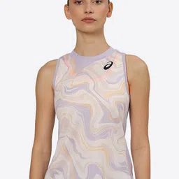 ASICS Women MATCH GRAPHIC Printed Racerback Gym Tank Top-image-26