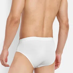 LOGGERHEAD Men Mid Rise Basic Briefs LHCB001-WHITE image 2