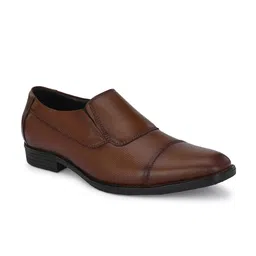 knoos Men Textured Formal Slip-On Shoes-picture-37