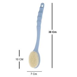 giffy Giffy® Gentle Exfoliation and Cleansing Nylon Soft Bristles Shower SPA Bath Brush with Long Handle for Refreshing Body, Multicolor (L, 1) image 2