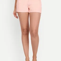 Roadster Women Slim Fit High-Rise Hot Pants Denim Shorts-picture-41
