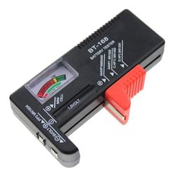 BUNDLEPRO Black Olive Battery Tester Universal Battery Checker For AA AAA C D 9V 1.5V Button Cell Batteries (Model: BT-168), Battery Powered, Black image 5