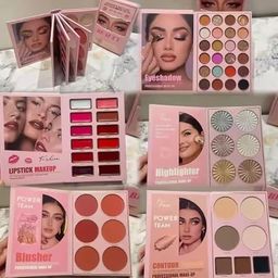 JAMES CHARLES All-in-One Makeup Book, Foldable Palette, Multi Shades, Contour, Blush, Highlight, Eyeshadow with Lipstick (Beauty Eyes all in one) image 1