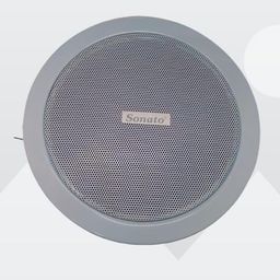 SONATO CS 600 T - 6.5 inch 10W Full Range 8 Ohms Wired Line Ceiling Speaker 100V Constant Supply Input & Line Matching Transformer PA Amplifier with 100V line Output image 1