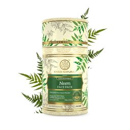 Khadi Natural Neem Face Pack - Reduce Acne & Impurities - 100g-45