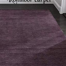 IMRA CARPET Purple Solid Woollen Carpet-picture-58