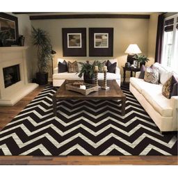 IMRA CARPET Black Geometric Woollen Carpet-picture-47