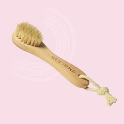 Rustic Rituals Face Cleansing Brush with Wooden Handle - Beige image 1