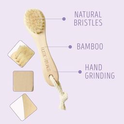 Rustic Rituals Face Cleansing Brush with Wooden Handle - Beige image 2