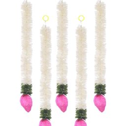 TIED RIBBONS Set of 5 Artificial Jasmine Lotus Flowers Hanging Garlands Torans image 5