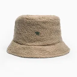THE BEAR HOUSE Men Brown Self Design Bucket Hat-image-84