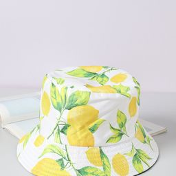 French Accent Floral Printed Bucket Hat-image-25