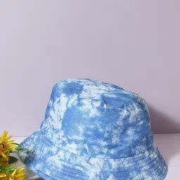 French Accent Men Tie & Dye Printed Bucket Hat-image-18