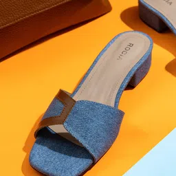 Rocia Open Toe Block Heels image 1