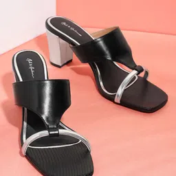 Mast & Harbour Women Open Toe Block Heels-37