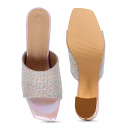 ICONICS Textured Block Heels image 5