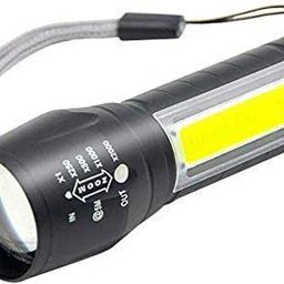 Akiba store Electric Pocket Torch Flashlights, Handheld Mini LED Flashlights, Tactical Zoomable, High Lumen, Multi Light Modes for Camping-1 pcs (Multicolour) image 1