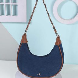 Mochi Women Solid Oversized Half Moon Shoulder Bag-image-50