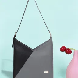 ROVOK Colourblocked Structured Shoulder Bag-18
